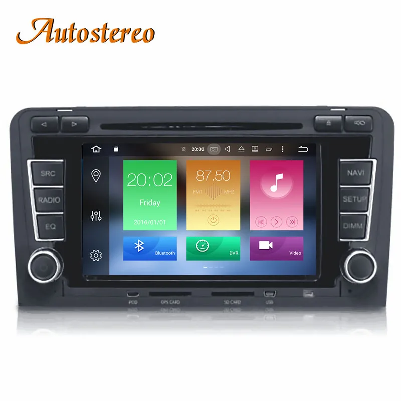 Top Android 9 Car DVD CD player GPS Navigation Auto Stereo For Audi A3 S3 2003-2012 car Multimedia radio tape recorder head unit 6