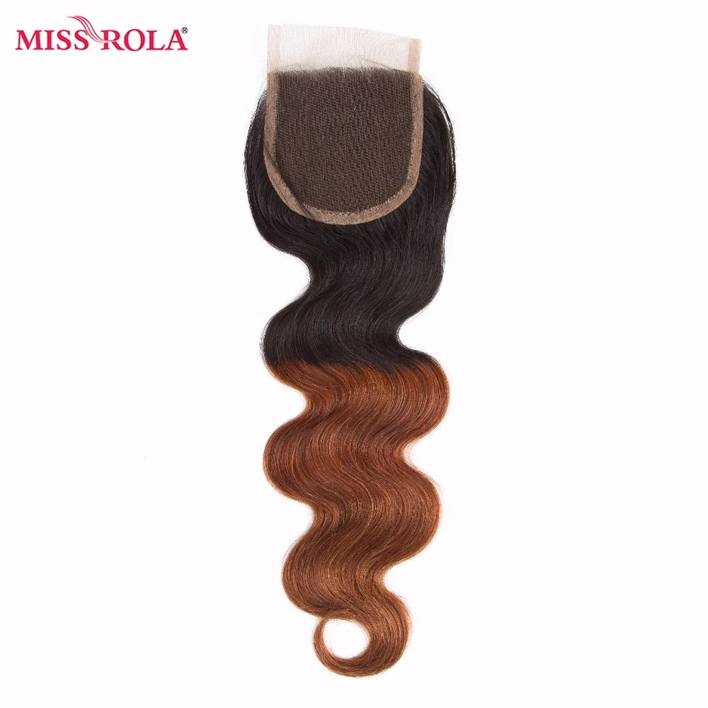 Miss Rola Hair Pre-colord Indian Body Wave Hair Weaving 3 Bundles With Closure #T1B/33 Color Human Non-Remy Hair Extensions Miss Rola Hair Pre-colord Indian Body Wave Hair Weaving 3 Bundles With Closure #T1B/33 Color Human Non-Remy Hair Extensions
