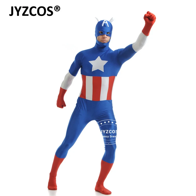 JYZCOS Adult Captian America Costume (4)