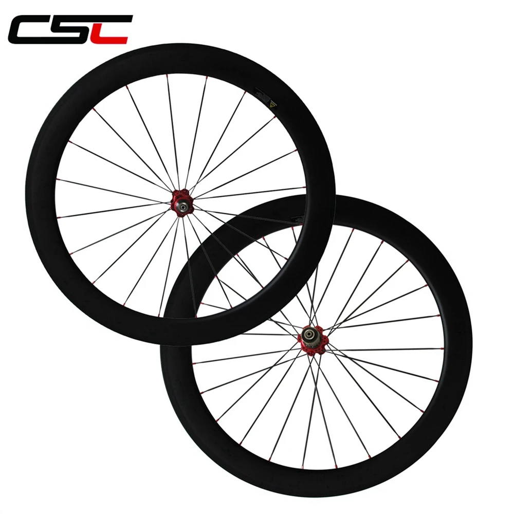 Discount CSC  25mm wide 60mm U Clincher Tubeless  Carbon Road  Bicycle Wheels PILLAR 1420 spokes 3