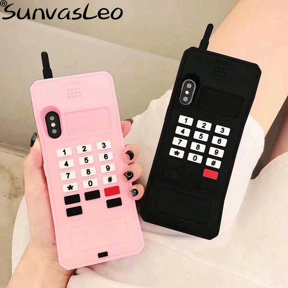 

For iPhone X XS XR XS Max For iPhone 6 6s 7 8 Plus New 3D Cartoon Soft Silicone Case Mobile Phone Back Cover Original Case Shell