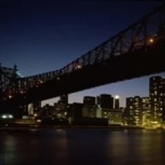 Bridge across a river  Queensboro Bridge  East River  Manhattan  New York City  New York State  USA Poster (15 x 7)