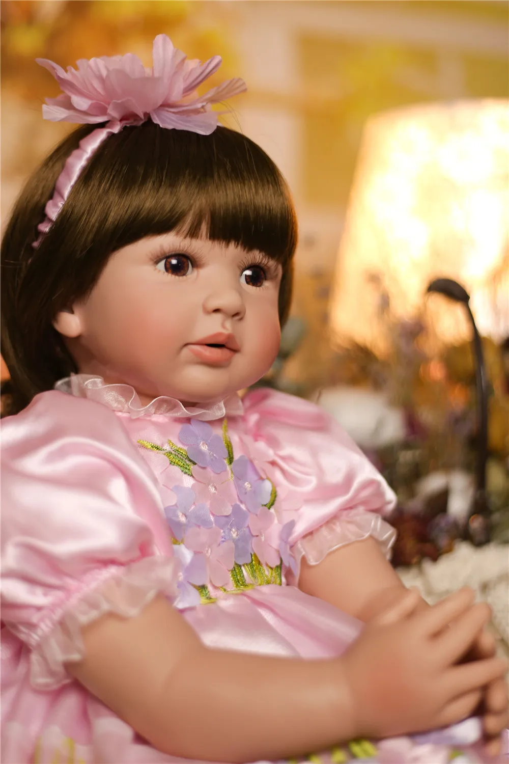 NPK 24 "/61 см Высокое качество принцесса Reborn Baby Doll Силиконовые Куклы Girl