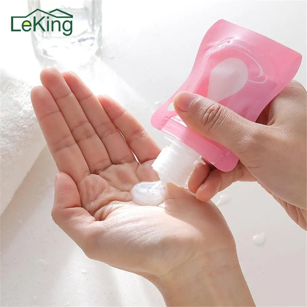 

Cute Travel Portable Bottles Shampoo Cosmetic Empty Lotion Mini Container Household Bathroom Container