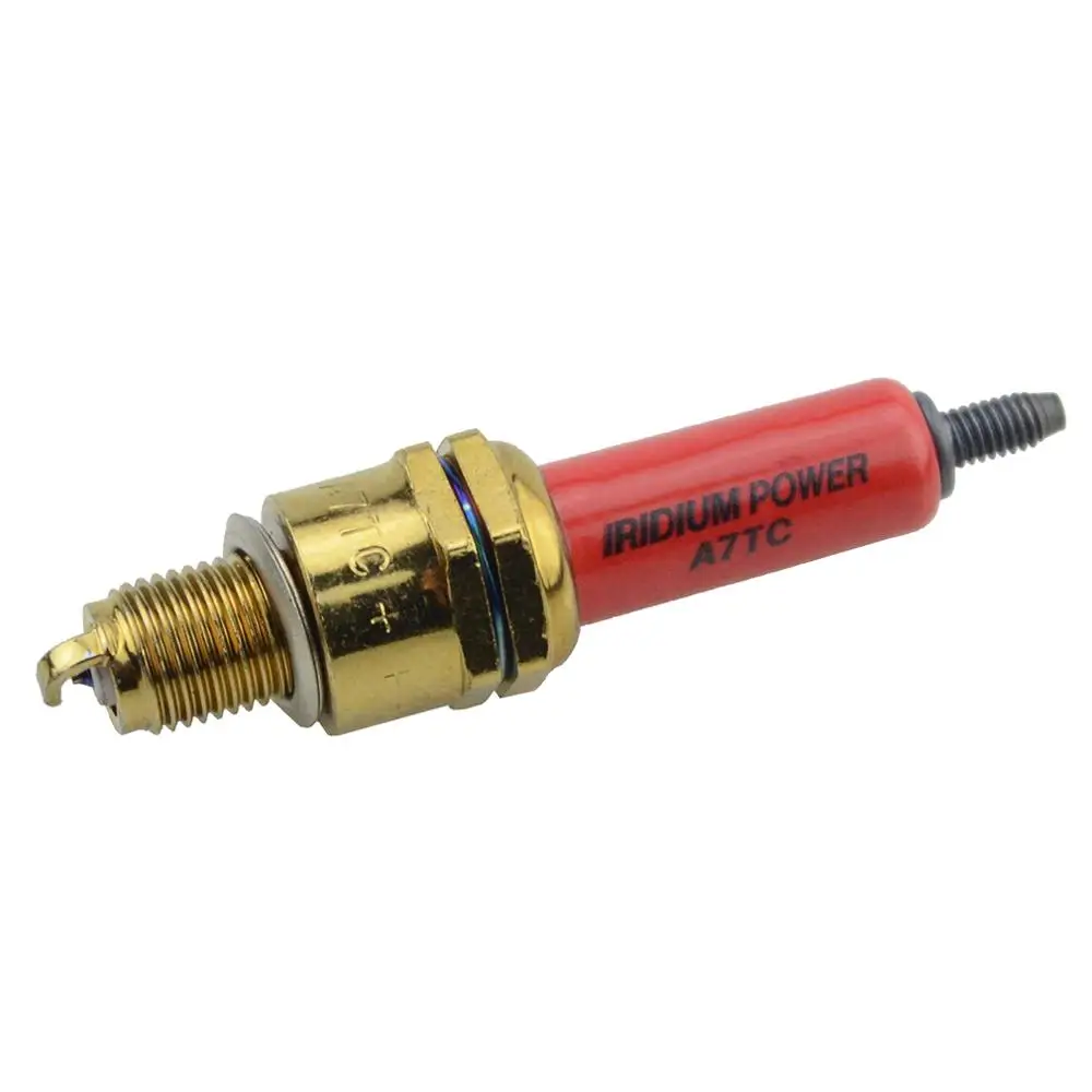 

GOOFIT LIU.M.W Ignition Plug IRIDIUM POWER A7TC RED Spark Plug ATV Motor Scooter H058-036