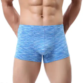 

Breathable Men's Printed Boxers Underwear Multicolor Soft Bulge Pouch Bottoms Stretchy Underpants Low Waist Boxer Trunks Shorts