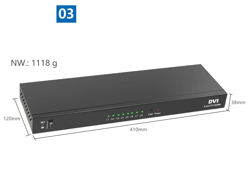 DVI SPLITTER 1X8 (5)