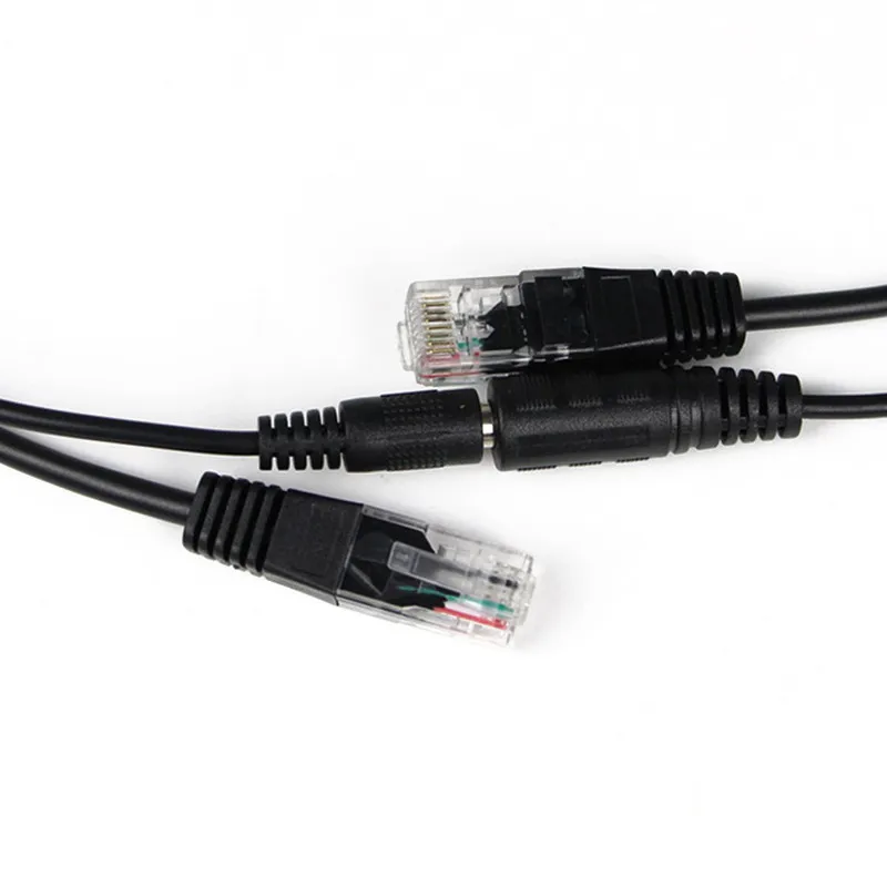 Горячий POE кабель пассивный силовой адаптер через Ethernet кабель POE сплиттер инжектор модуль питания 12-48 В для ip-камеры