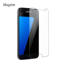 Magtim protecteur d'écran verre trempé sur pour Samsung Galaxy Note 4 5 3 Film de Protection pour S6 S7 S5 S4 S3 Protection d'écran