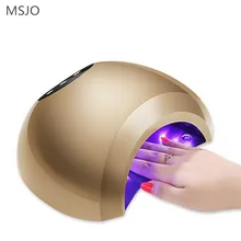 48 Вт автоматический датчик Двойной УФ светодиодный светильник для ногтей Сушилка для ногтей гель лак отверждения свет с кнопкой 10/30 s/60 s таймер