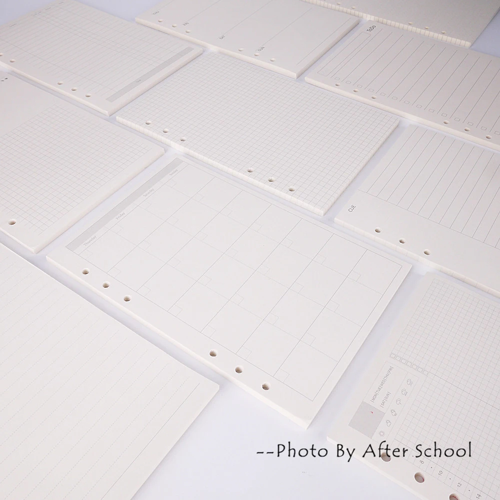Cadernos páginas internas Material da Tampa : Papel