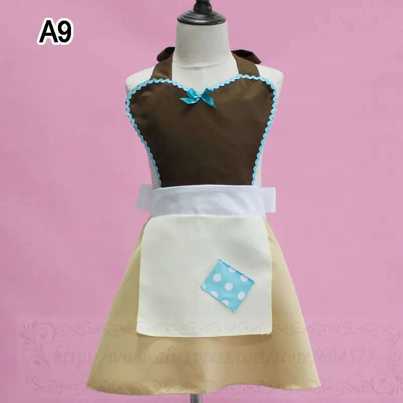 Costumes for Girls Mermaid Snow White Elsa Costume Minnie Anna Cosplay Princess Tutu Apron for Halloween Christmas Easter Party - Цвет: A9