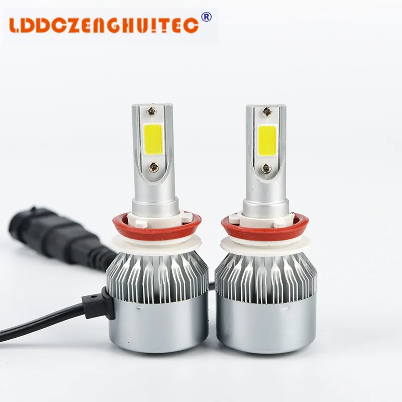 LDDCZENGHUITEC светильник пы H1 H3 H4 h7 светодиодные лампы H8 H9 H11 9005 9006 9012 HB3 HB4 автомобильные