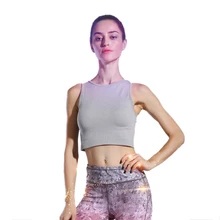 Жилет для йоги спортивный топ для фитнеса женская рубашка без рукавов жилет для йоги Топ Футболка женская спортивная одежда для спортзала