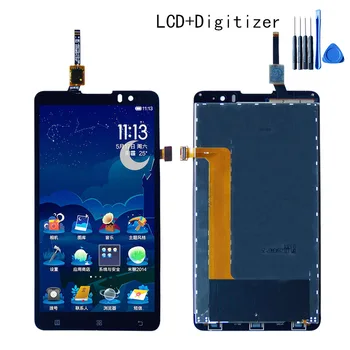 

Touch Screen Digitizer LCD Display Assembly For lenovo S898T S898 1280*720 5.3" Black color Free shipping