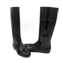 Aoud Saddley/сапоги для верховой езды из лакированной кожи; сапоги для верховой езды; Высококачественная обувь на молнии сзади; унисекс; седла