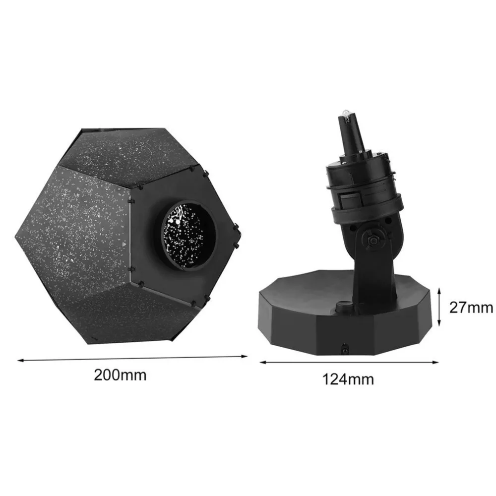 

Romantic Starry Projecting Lamp Rotatable Light Fifth Generation Romantic Science LED Night Light EU Plug without Manual Type