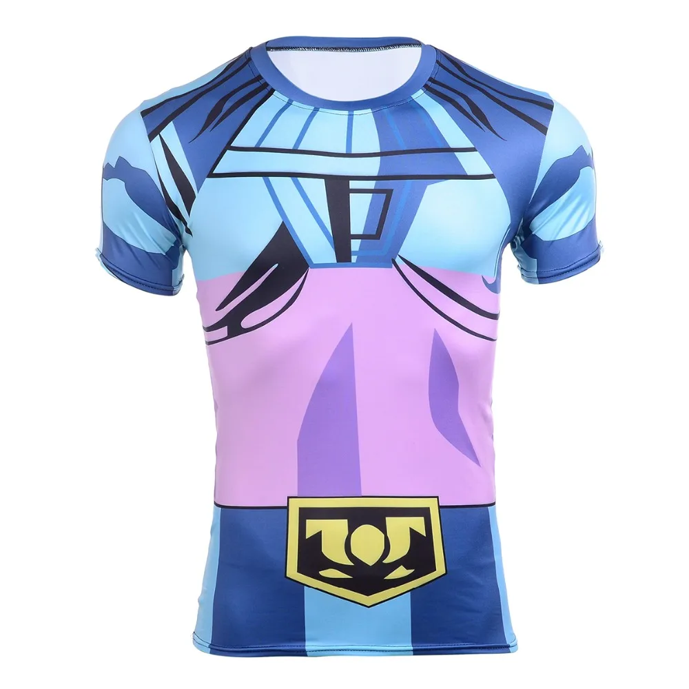 

Dragonball 3D Printed T shirts Men Compression Shirts 2018 Summer NEW Cosplay Costume Tops For Male Fitness Cloth