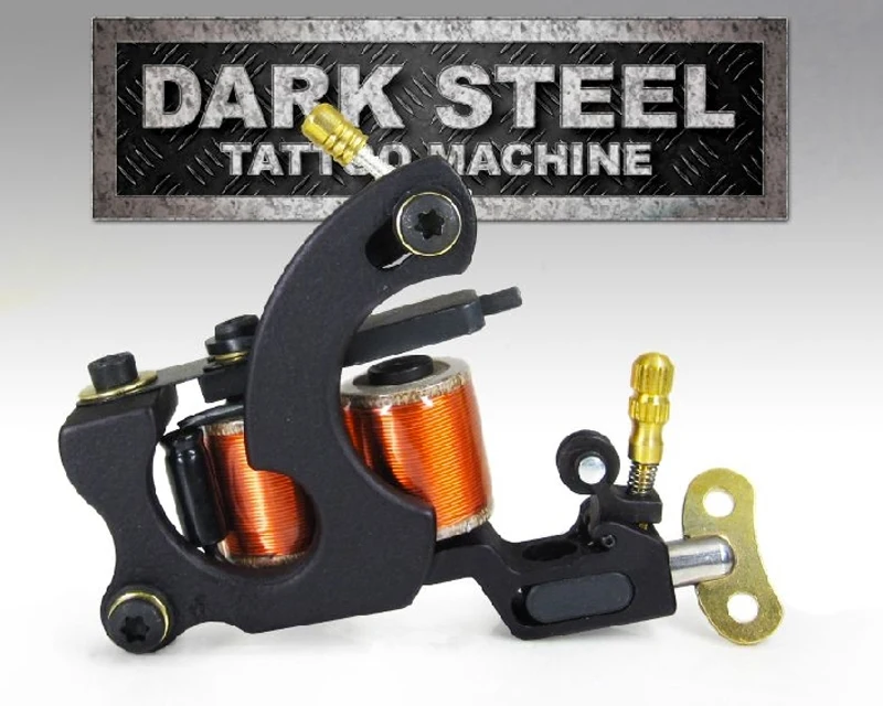 

Dark steel coil tattoo machines D-HEAVYSHADER