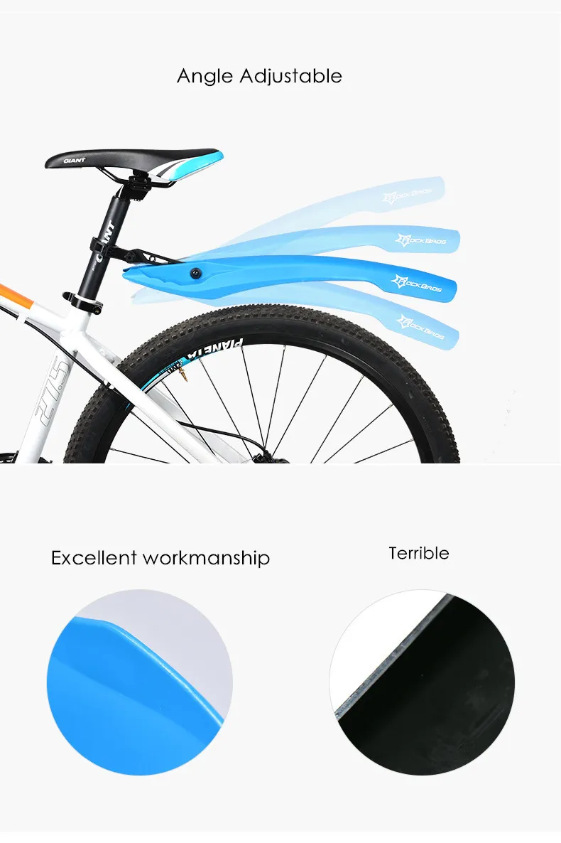 Брызговик X Front brand MTB для велосипеда быстросъемный передний и задний подставка