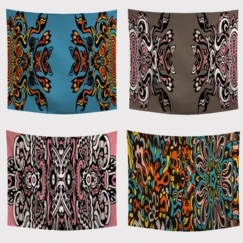

Wholesale 3D Beach Towel Mandala Pattern Retro Ethnic Printed Wall Tapestry Yoga Mats Home Living Room Decoration Tapestry Rug