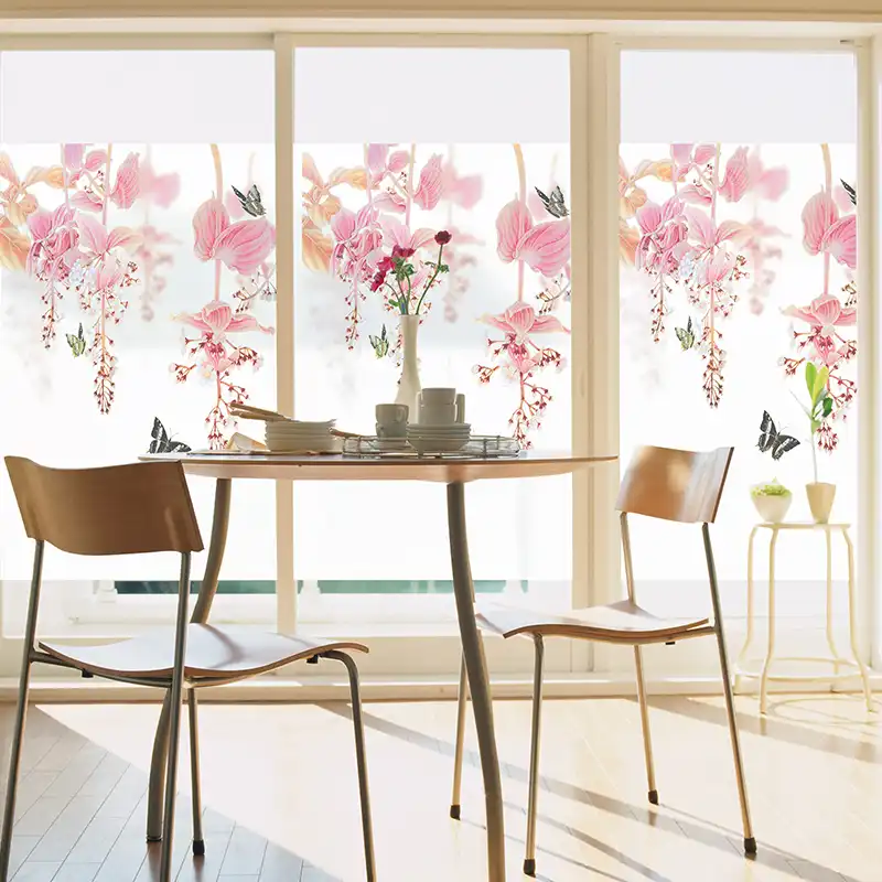 Static frosted glass stickers window stickers balcony living room