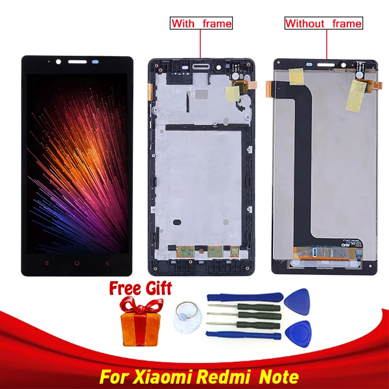 Для Xiaomi Redmi Note ЖК-дисплей сенсорный экран Замена для redmi LCD + IPS lcd емкостный |
