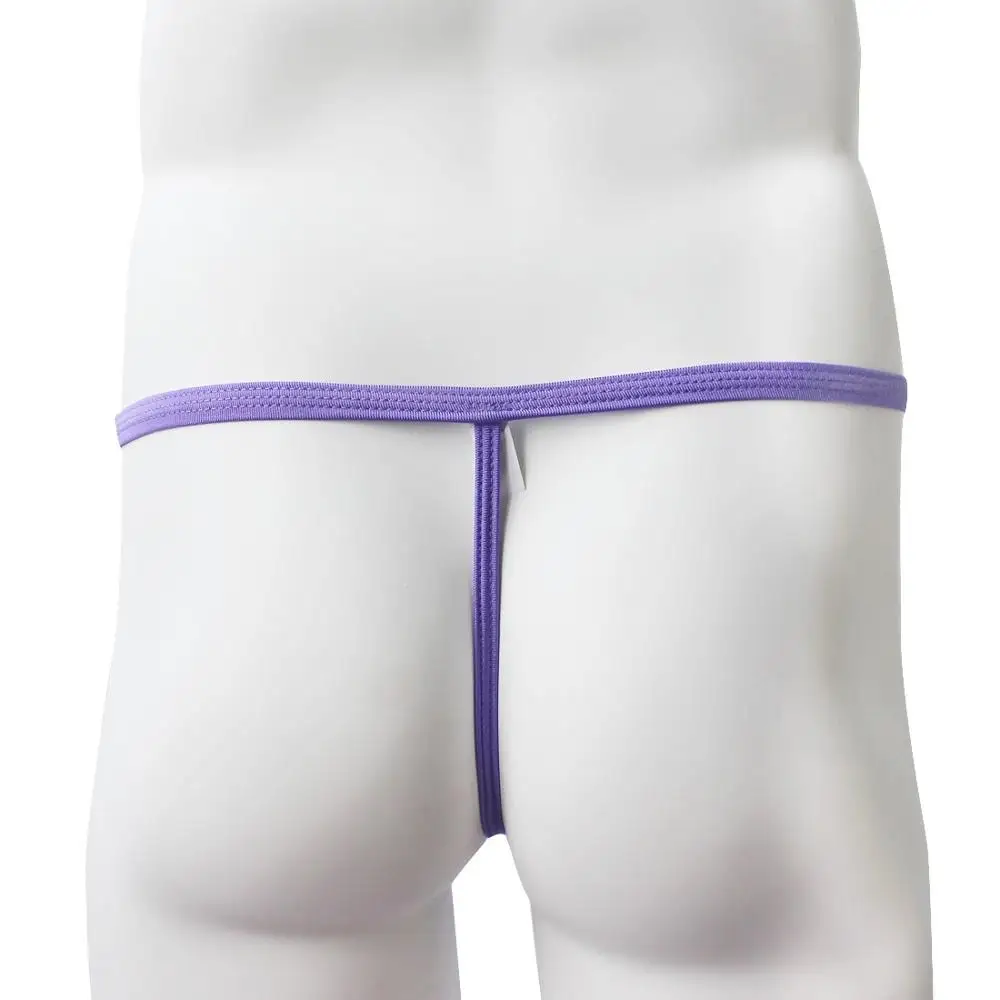 Swimwear Men Swimsuit G-string Thong Bikini Swimming Suit See Throng Sretchy Thong Briefs Bottoms Side Underwear Bathing Suit