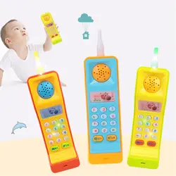 Прекрасный Детский чехол для телефона Muse звуковые игрушки Мультяшные кнопки телефон Развивающие игрушки