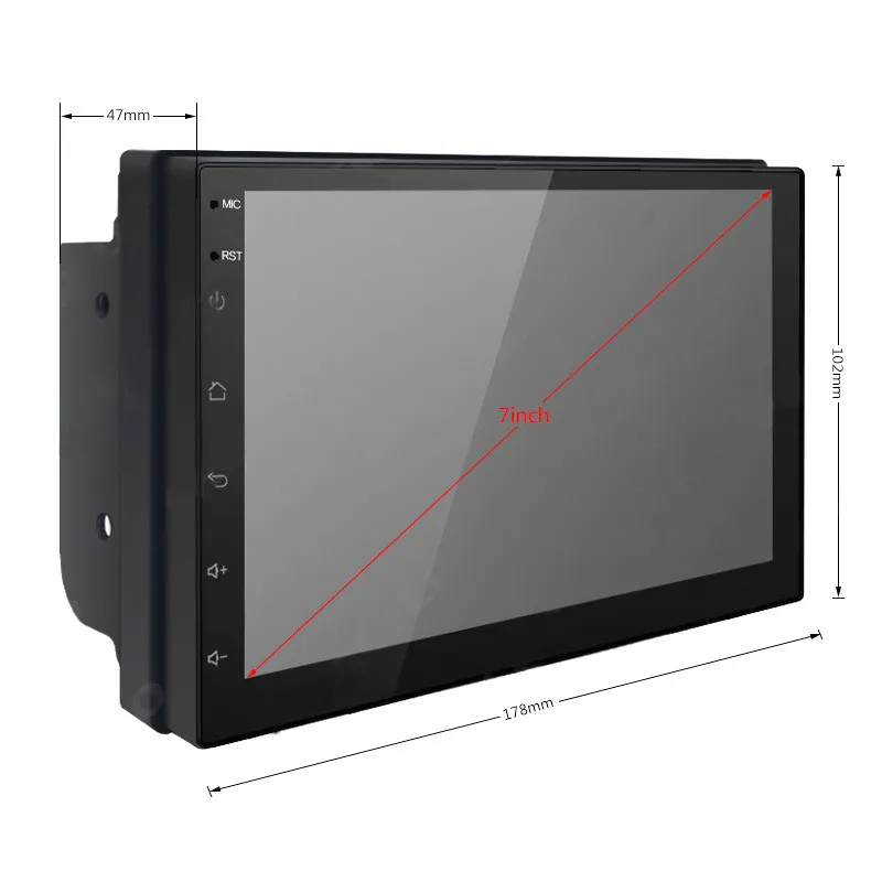 Ectwodvd 7 дюймов 2DIN Android 8 1 автомобильный dvd плеер для Nissan Volkswagen Toyota Honda Kia hyundai