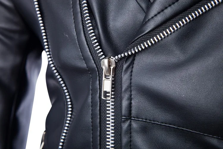 Заводская цена, новая осенняя мужская кожаная мотоциклетная куртка-бомбер, верхняя одежда, пальто черного цвета, размер M-XXL, AY105