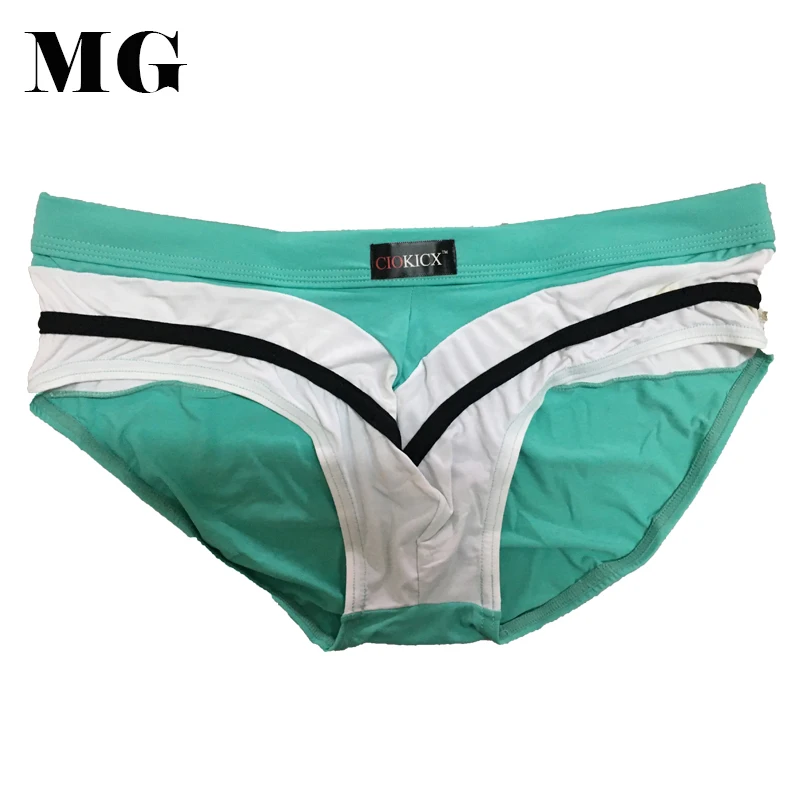 Mr.Gun Brand Briefs on Sale Fashion Men's Satin Underwear Sexy Low Rise