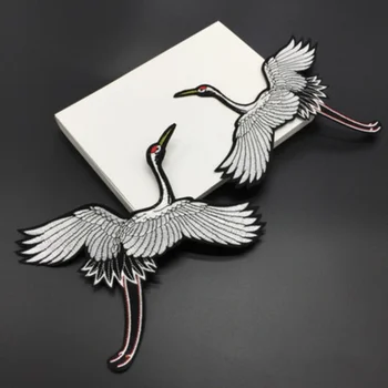 

Wholesale 10pcs/lot 25*23CM Embroidered Sewing On Patch Iron-On Patch Stickers For Clothes Sewing Fabric Applique Supplies YH07