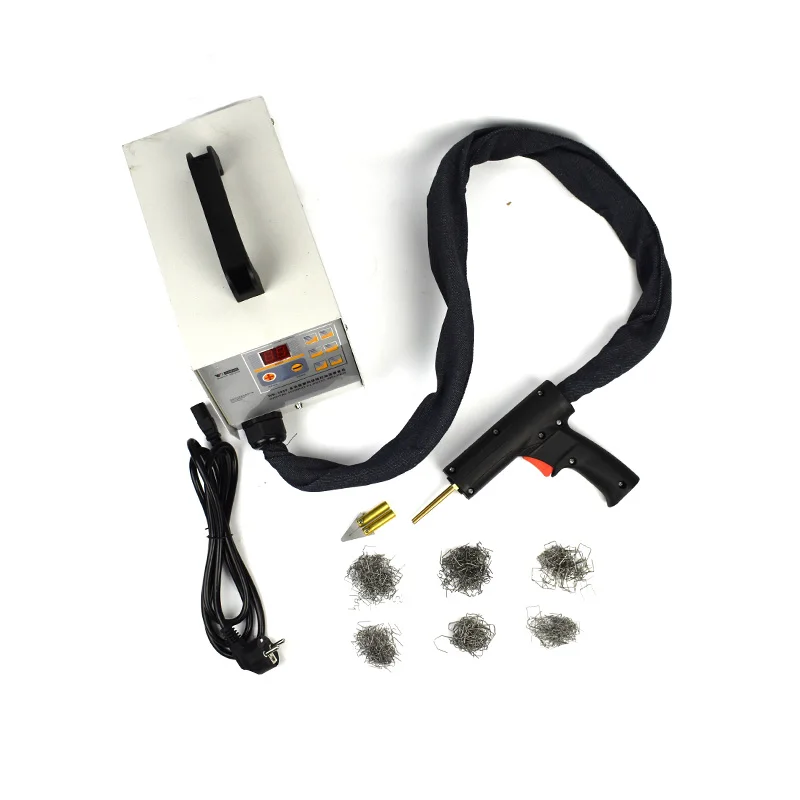 

Adjustable Power Digital Display 220V Car Bumper Repair Machine Plastic Welder With 600pcs Staples
