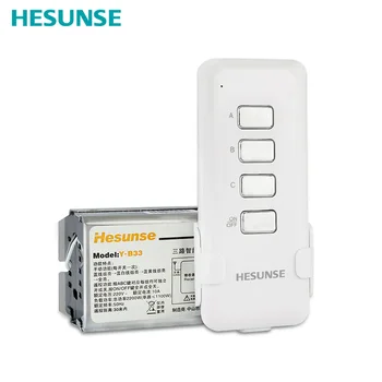 

Free shipping Y-B33 110V and 220V Three Channels Wireless Remote Control Switch