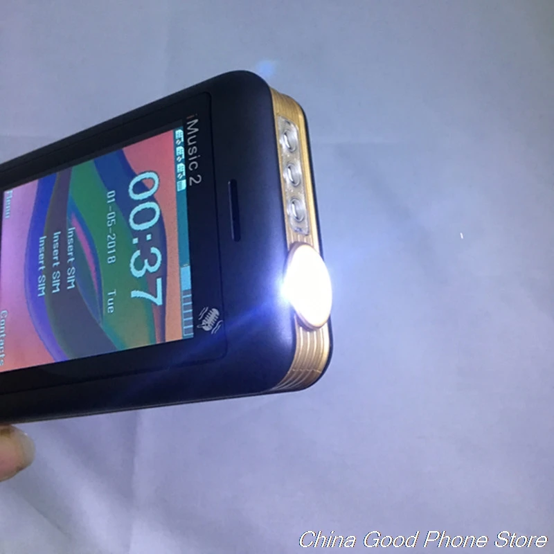 Supper Loud Music Phone H-Mobile IMusic 2 Dual Big Speaker Big Battery Power Bank Trio SIM Trio Standby Screen Mobile Cell