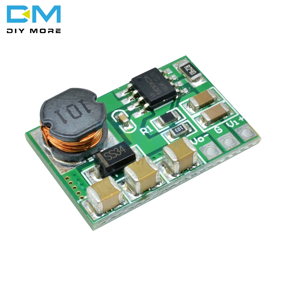 

Diymore Positive To Negative Step Up/Down Buck Boost Converter Module 3V~15V to -3.3V -5V -6V -9V -12V -15V Without Pin Board