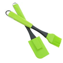 Семейные принадлежности для выпечки тортов силиконовая лопаточка кисть для масла крем набор обтачивания(2 шт) Инструменты для выпечки Кондитерские блендеры