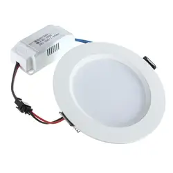 Jiguoor AC85-265V LED Подпушка свет 7 Вт Подпушка свет с водителем лампы Потолочные встраиваемые Подпушка свет круглый Панель света лампада LED