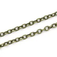 DoreenBeads железные античные бронзовые цепи 2 мм x 1,5 мм, 2 м Новинка