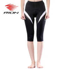 RION femmes cyclisme Shorts printemps descente vtt montagne vélo Shorts Gel rembourré 3/4 Long vélo Shorts culotte ciclismo
