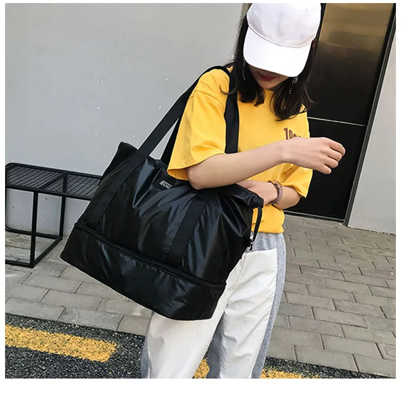 Sports Gym Fitness Dry Wet Separation Yoga Bag Travel Handbags For Shoes Women the Shoulder Sac De Sport Luggage Duffle XA965WD