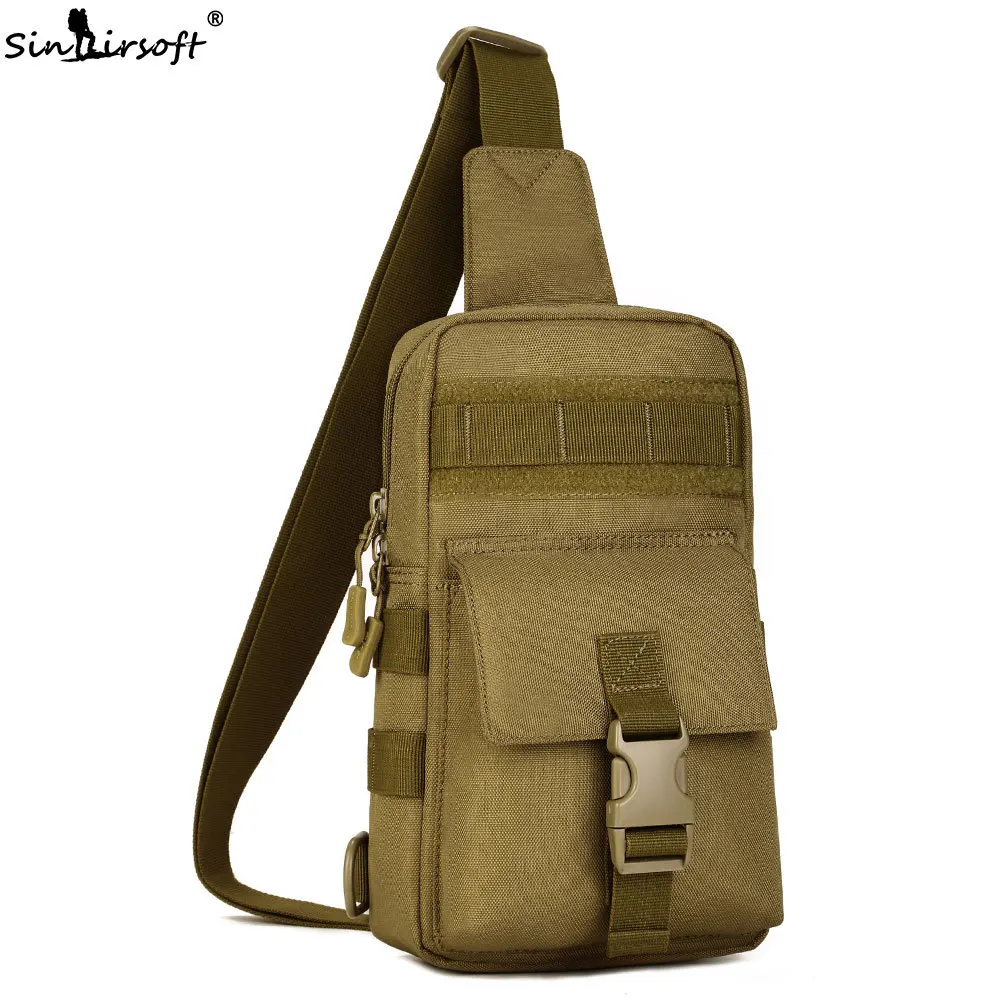 

Military Tactical Crossbody Bag Nylon 7.9 Inches Tablet Backpack Climbing Hiking Fishing Sports Hunting Shoulder Bag