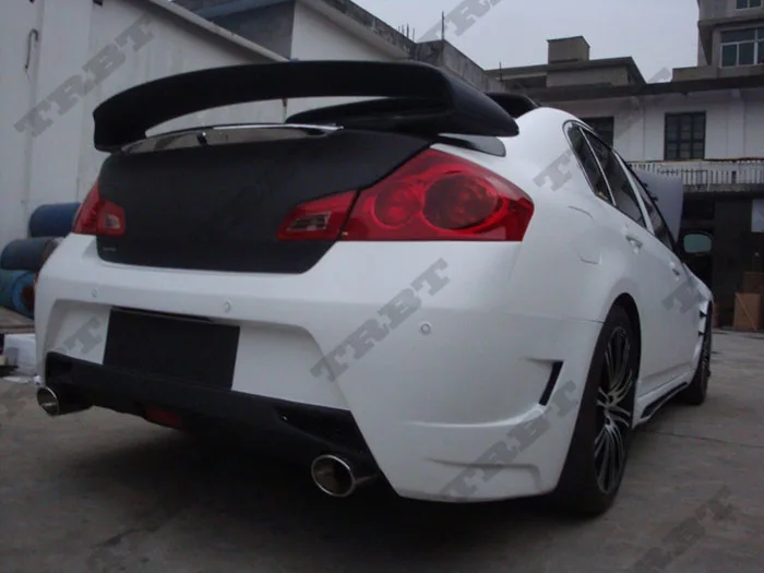 07-12 Infiniti G35 G37 4Dr Elite I Rear Bumper(Dual Exhaust)