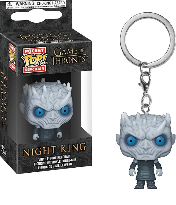 

FUNKO POP New Pocket Pop Keychain Official Game of Thrones Jon Snow Characters Action Figure Collectible Model Christmas Toys