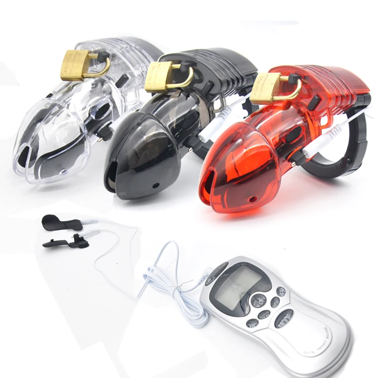 Sissy Trainer Eletro Shock Chastity Device