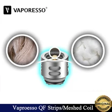 9 шт./лот Vaporesso QF катушка Vaporesso SKRR сменная катушка 0.15ом QF полосы катушка 0.2ом QF сеточная катушка электронная сигарета испаритель
