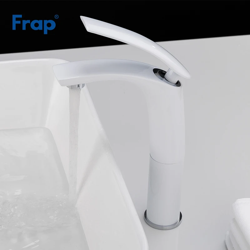 Смеситель для раковины Frap Y10154 кран холодной и горячей воды одна ручка ванной
