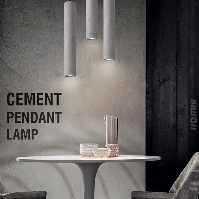  modern pendant ceiling lamps chandelier dining room rope nordic hanging lamp retro Concrete loft vi - 33059302250