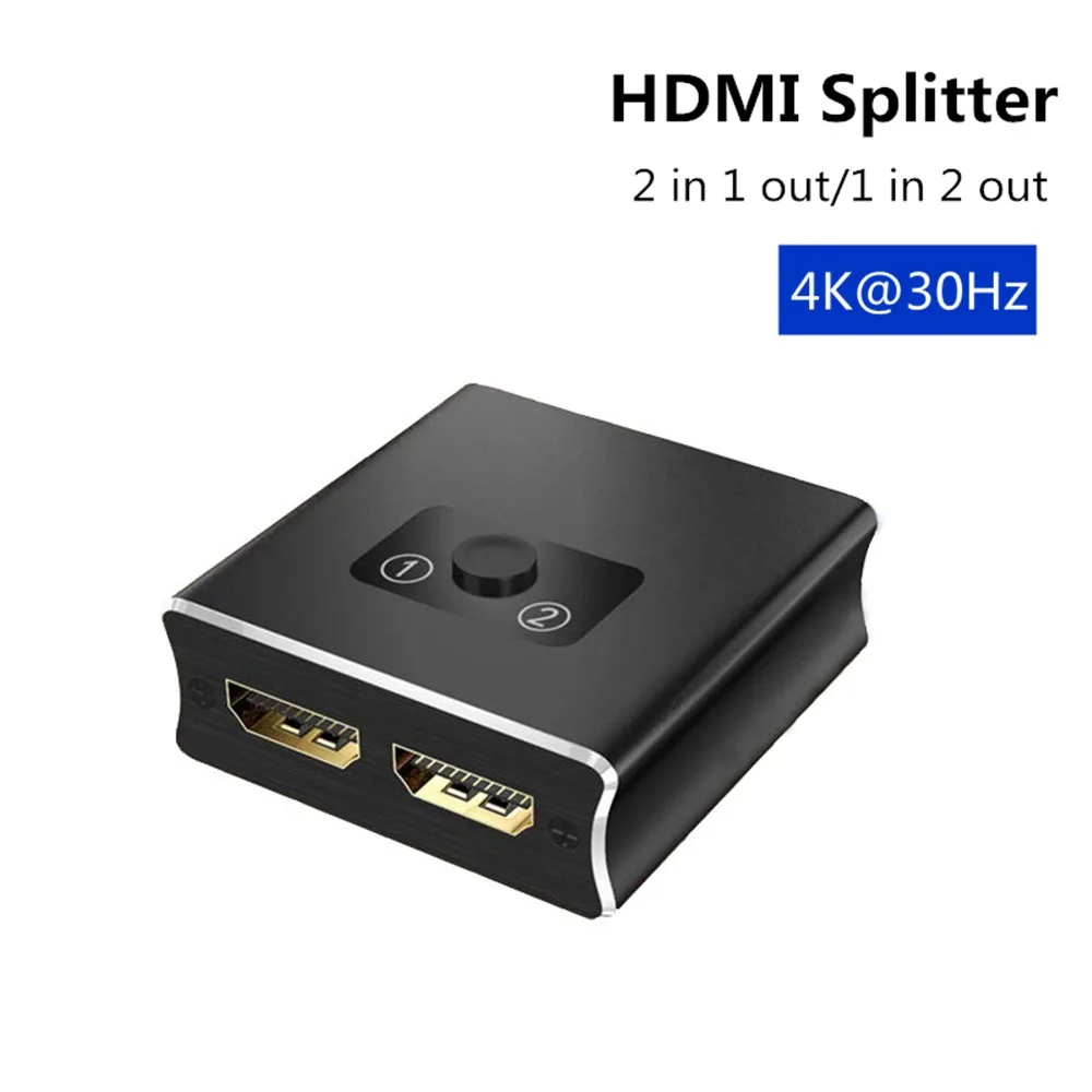 HDMI 2,0 двунаправленный интеллектуальный коммутатор 2x1 1x2 4 K HDCP двунаправленный HDMI 2,0 Переключатель концентратор для ТВ ПК PS3 PS4 Проектор Монитор